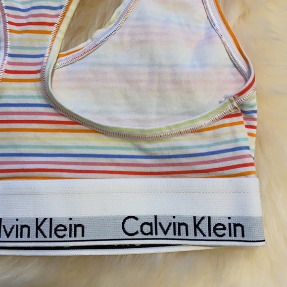 Calvin Klein unlined cotton bralette size S - Picture 6 of 8